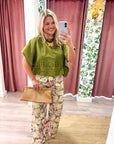 Georgina Eyelet Embroidered Top