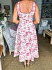 Romantic Toile Midi Dress