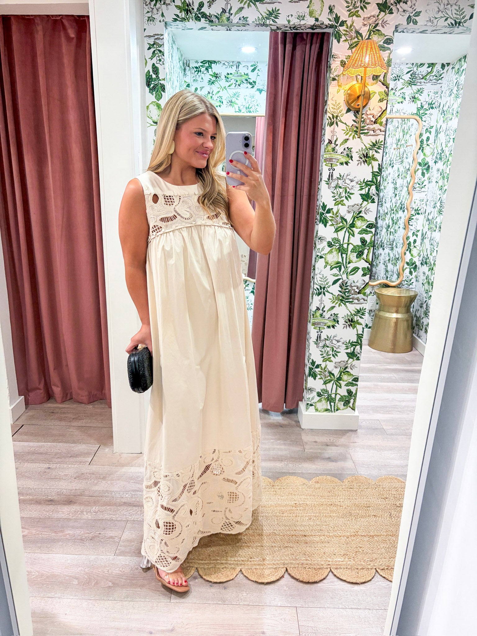 Desert Breeze Lace Maxi Dress