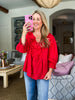 Seeing Love Ruffled Top