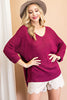 Best Bet Knit Sweater - Cranberry