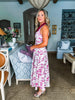 Romantic Toile Midi Dress