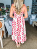Botanical Empire Midi Dress
