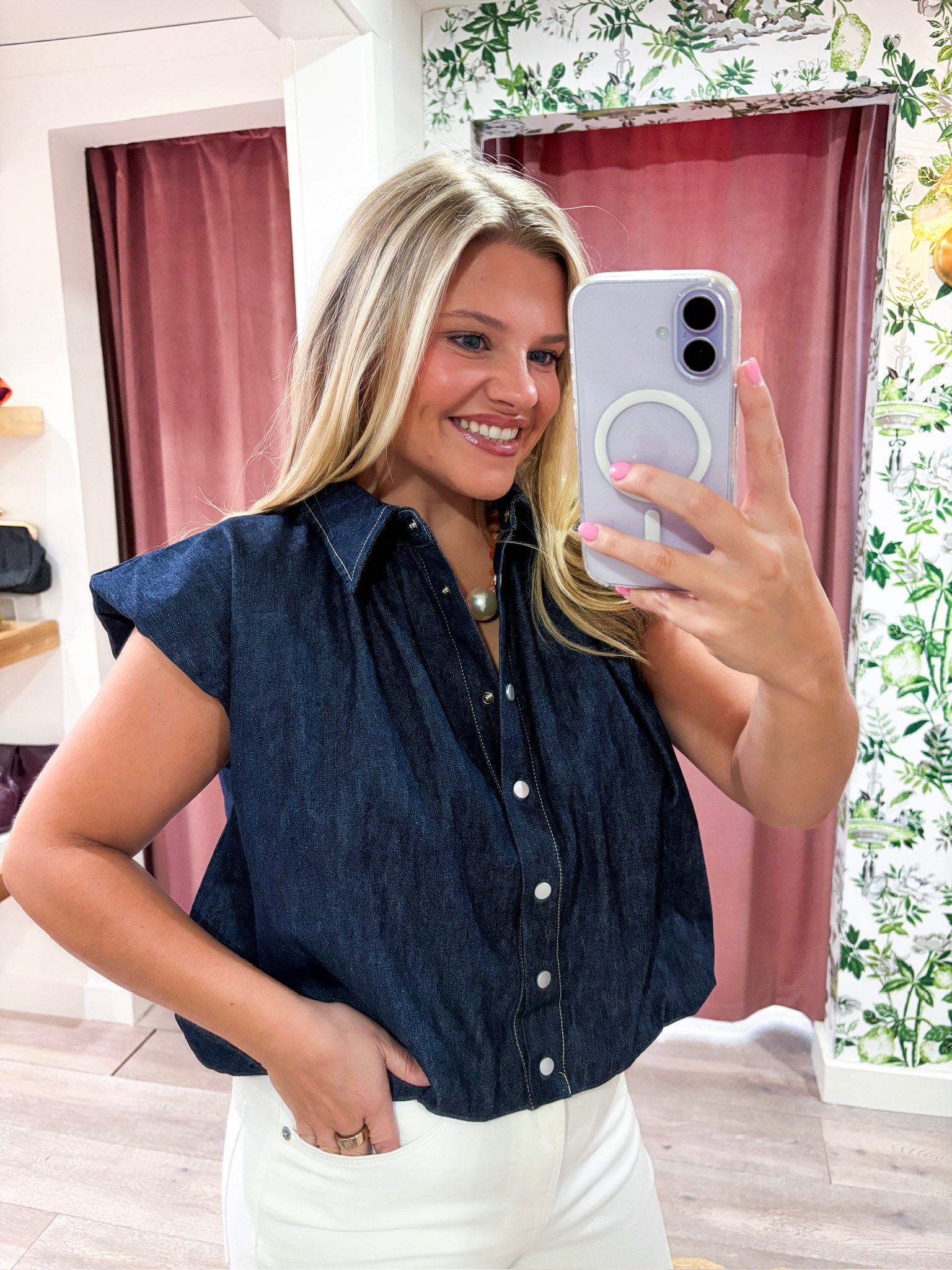 Twilight Denim Top