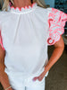 La Viva Embroidered Top-Off White