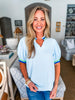 Summer Chill Top-Sky Blue