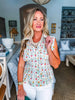 Cheers to You Peplum Top-Ivory