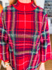 Tree Topper Plaid Top-Red