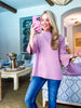 Sweet and Soft Pull Over Sweater-Dusty Mauve