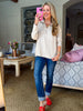 Everyday Style Half-Zip Top-Stone