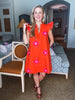 Mid Century Starburst Mini Dress
