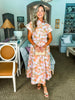 Lovely Garden Floral Midi Dress
