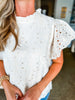 Moon Light Lace Top- Ivory