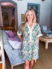Muted Gardens Floral Mini Dress
