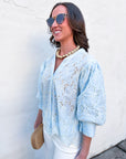 Angel Whisper Eyelet Top