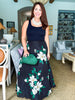 Vineyard Verse Floral Maxi Skirt