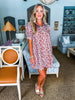 Loving Gaze Mini Dress-Camel