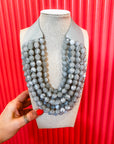 Chunky Beaded Necklace-Divo