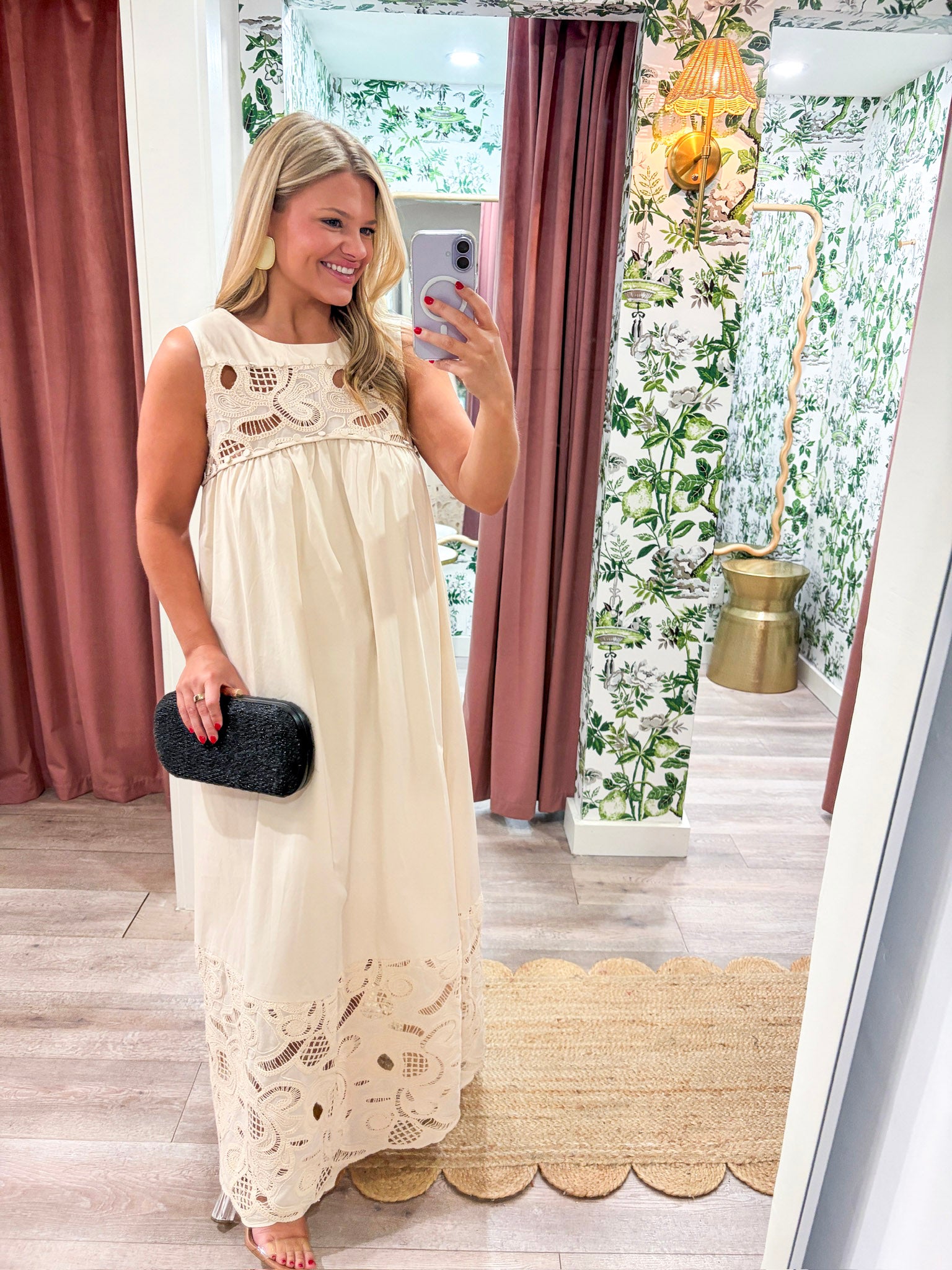 Desert Breeze Lace Maxi Dress