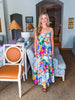 Resort Scene Maxi Dress