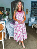 Romantic Toile Midi Dress