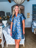 Blooming Personality Jacquard Dress