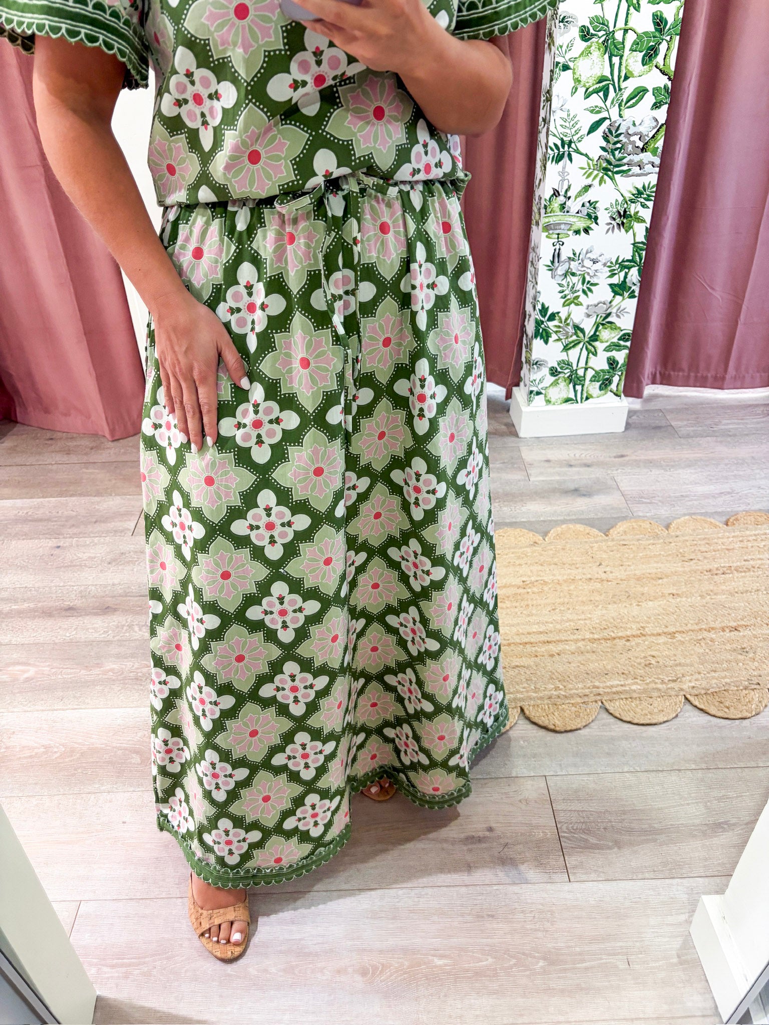 Grenada Mosaic Maxi Skirt