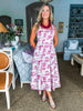 Romantic Toile Midi Dress