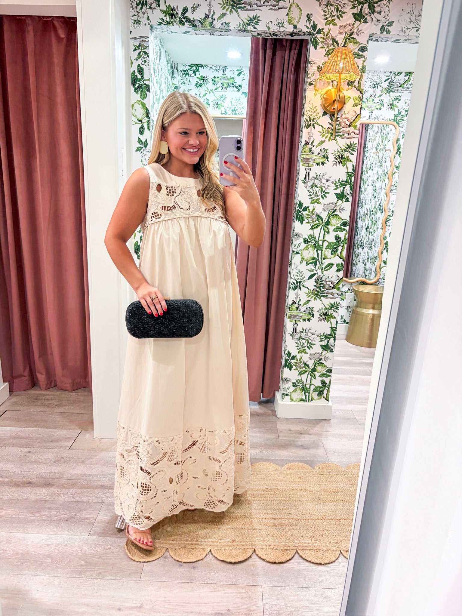 Desert Breeze Lace Maxi Dress