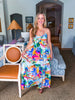 Resort Scene Maxi Dress