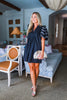 Countryside Mornings Mini Dress-Black