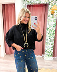 Mellow Days Sweatshirt-Black