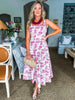 Romantic Toile Midi Dress