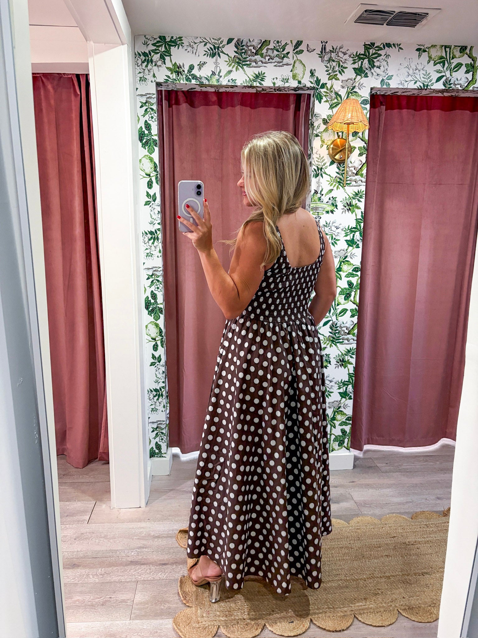 Eileen Polka Dot Maxi Dress