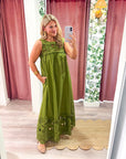 Desert Breeze Lace Maxi Dress-Ferngully