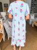 Countryside Life Midi Dress-Peri Blue