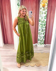 Desert Breeze Lace Maxi Dress-Ferngully