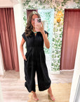 Chic Walk Wide Leg Jumpsuit