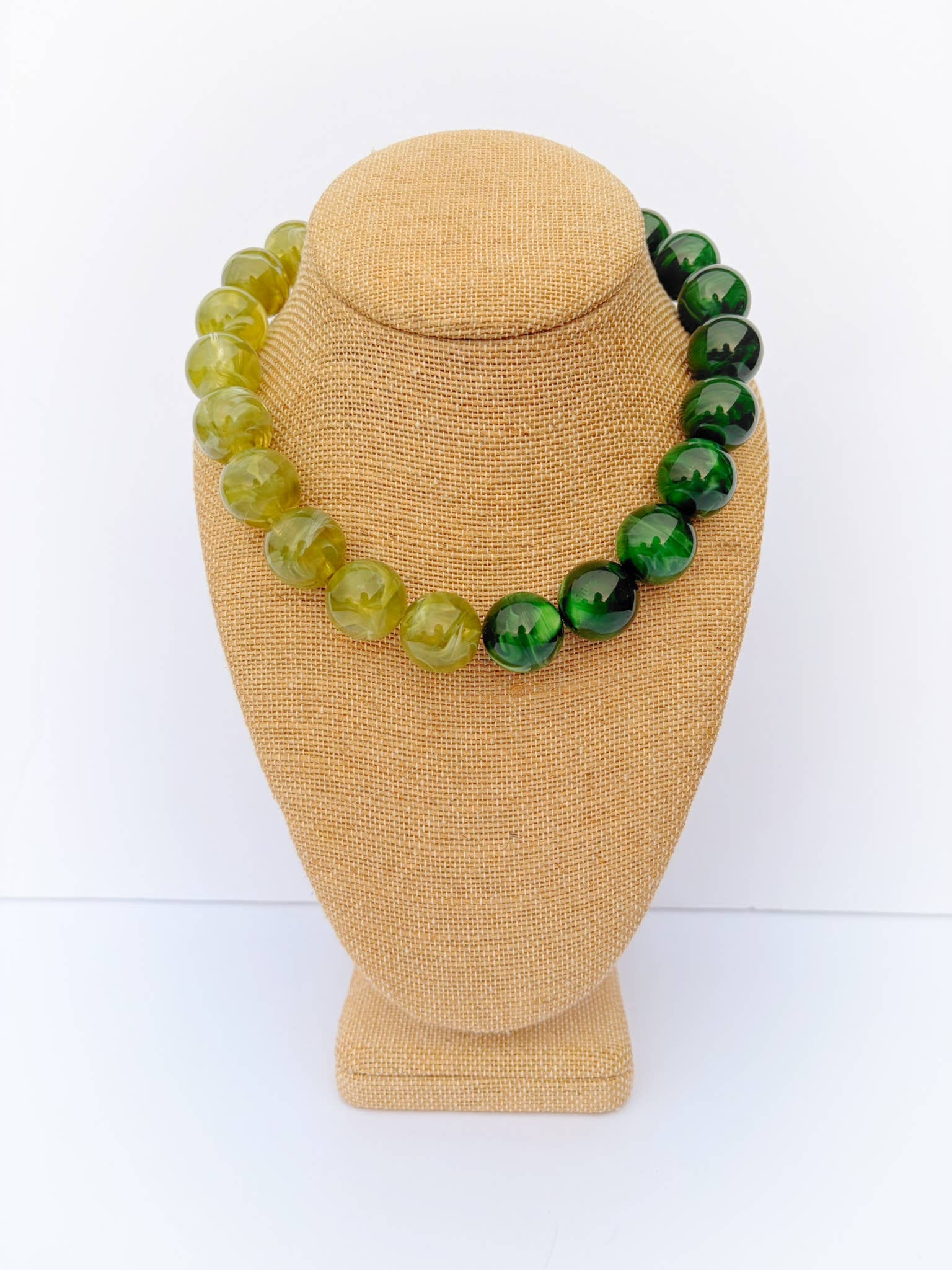 Evergreen Two Tone Bauble Necklace