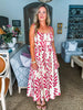 Botanical Empire Midi Dress