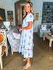 Countryside Life Midi Dress-Peri Blue