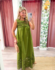 Desert Breeze Lace Maxi Dress-Ferngully