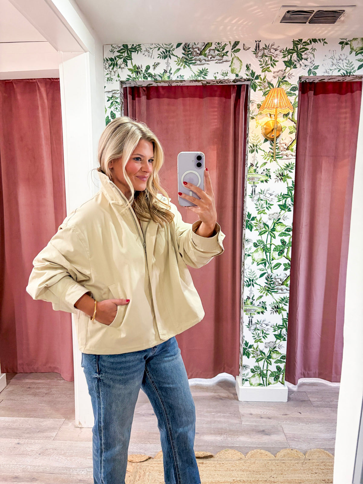 Easygoing Drawstring Jacket