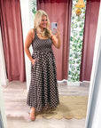 Eileen Polka Dot Maxi Dress