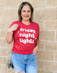 Friday Night Lights Tee-Red