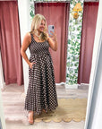 Eileen Polka Dot Maxi Dress
