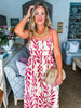 Botanical Empire Midi Dress