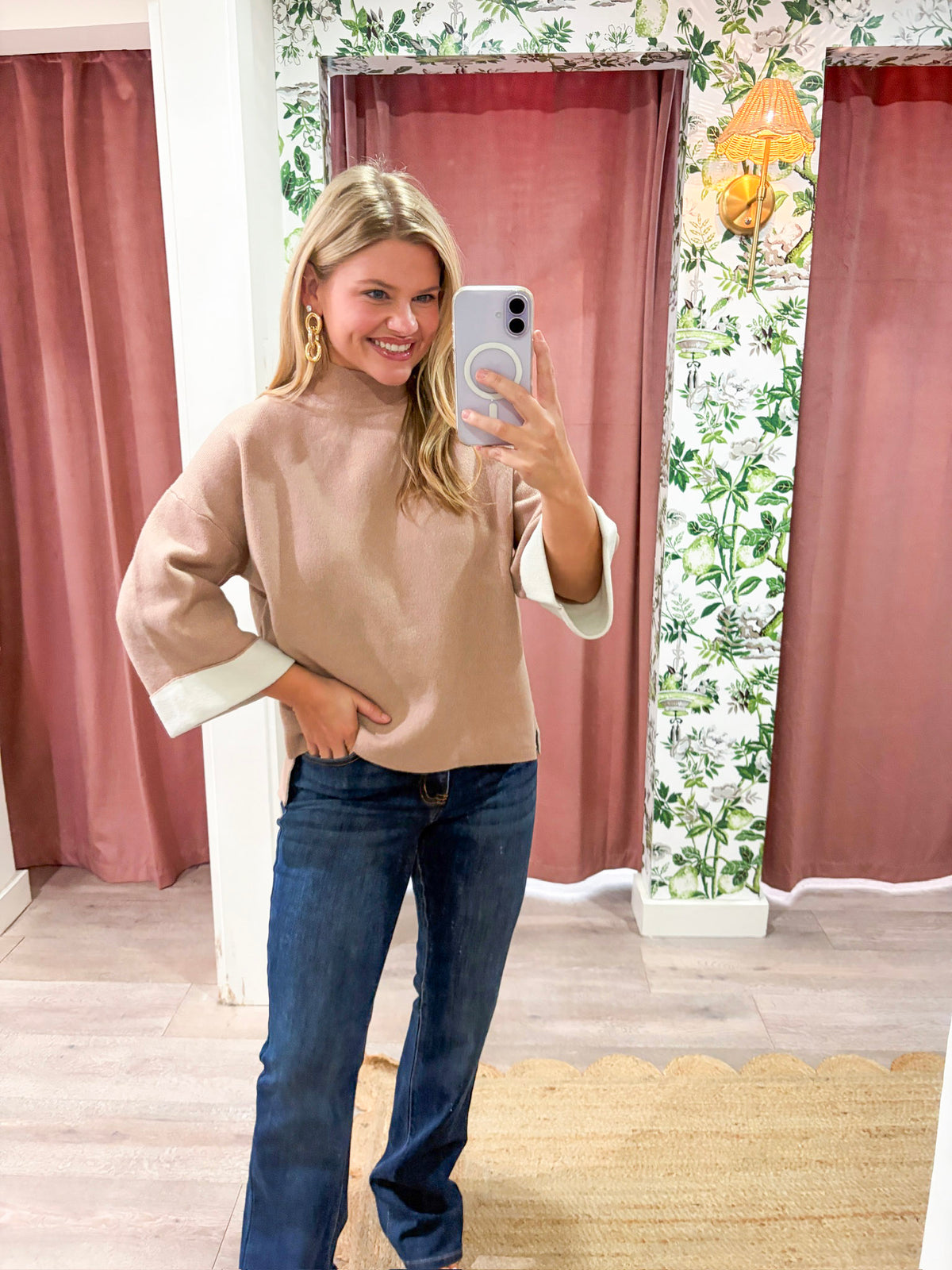 Warmth Edit Sweater-Taupe