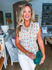 Cheers to You Peplum Top-Ivory