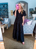 Arielle Jacquard Maxi Tiered Dress